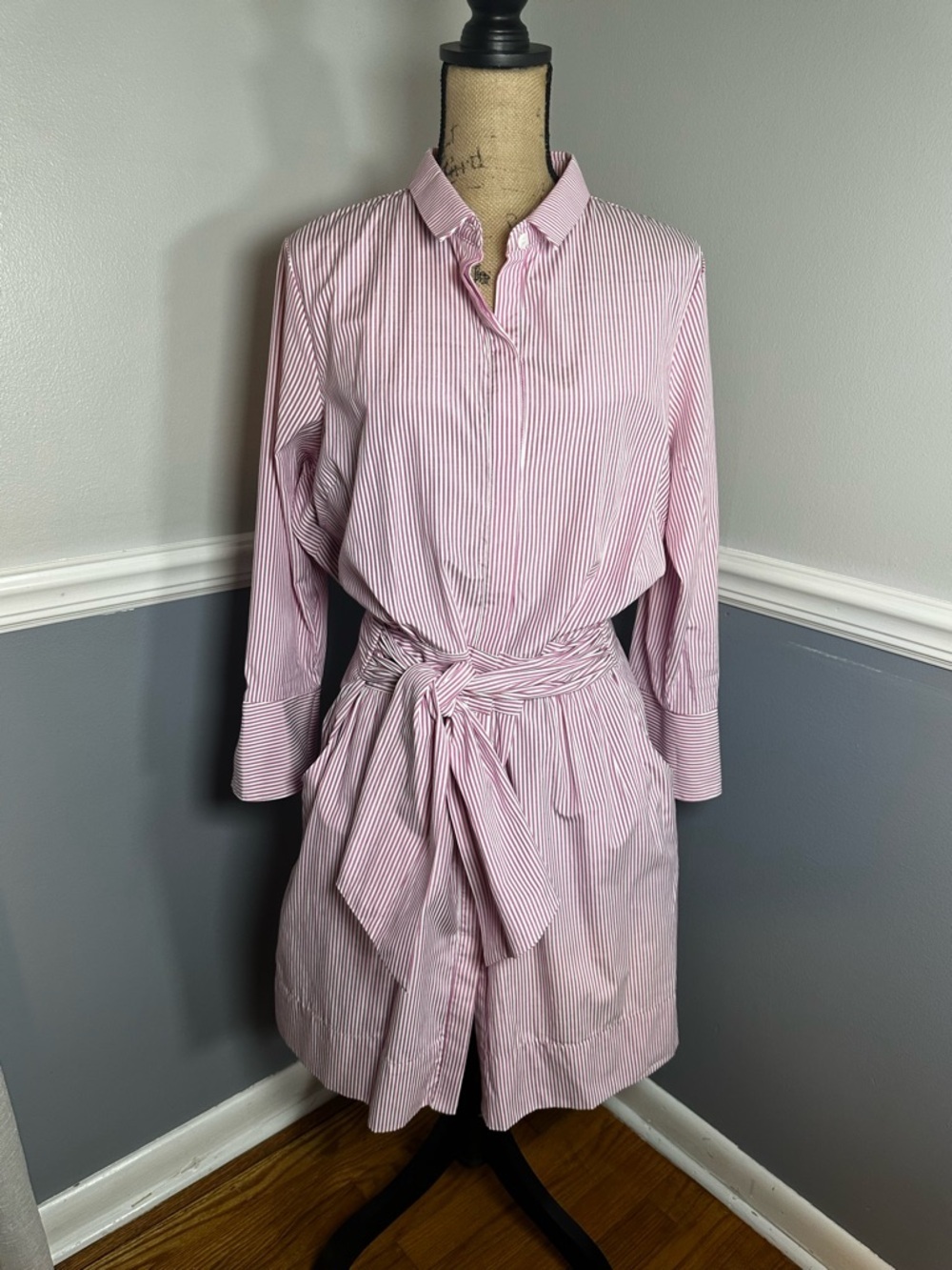 Gretchen Scott Blouson Dress Pink Size XL